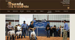 Desktop Screenshot of brontetexas.org